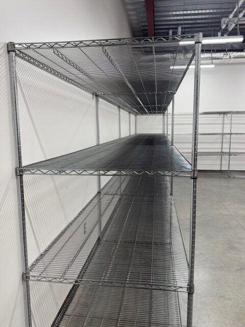stainless steel shelving, durable shelving materials