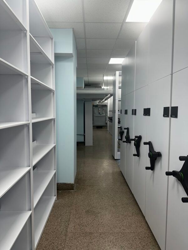high-density mobile shelving, mobile storage, high-density mobile storage