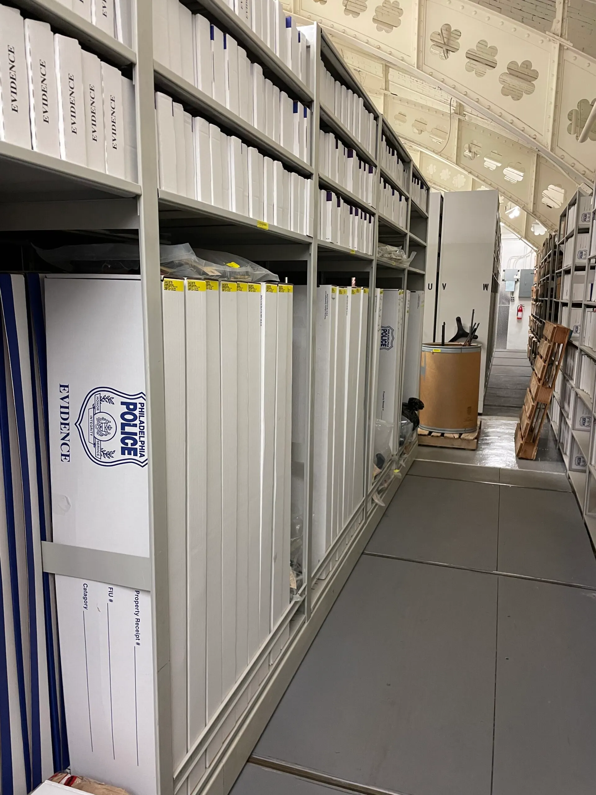 evidence storage
