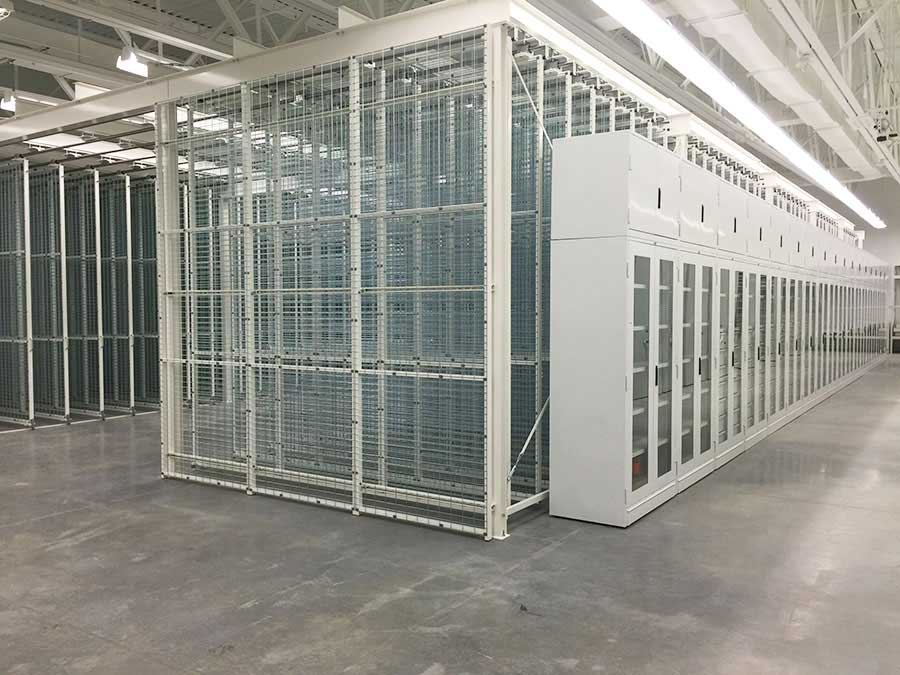 Museum storage options art screen